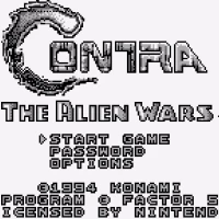 Contra - The Alien Wars (USA) (SGB Enhanced) Gameboy game