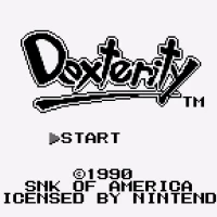 Dexterity (USA) Gameboy game