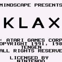 Klax (USA) Gameboy game