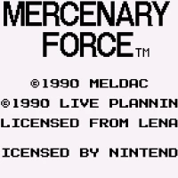 Mercenary Force (USA) Gameboy game