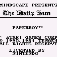 Paperboy (USA) Gameboy game