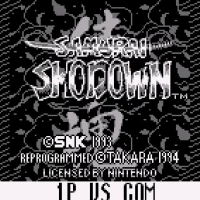 Samurai Shodown (USA) (SGB Enhanced) Gameboy game