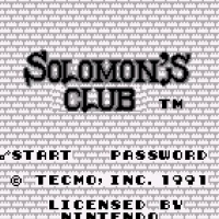 Solomon's Club (USA) Gameboy game