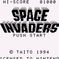 Space Invaders (USA) (SGB Enhanced) Gameboy game