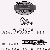 Tintin in Tibet (Europe) (SGB Enhanced) Gameboy game