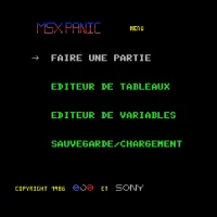 MSX Panic (F) (EOE) MSX game