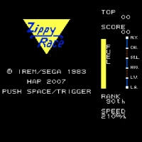 Zippy Race MSX game
