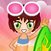 Hawaiian Surfer Dress Up Dress-up game