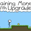 Raining Money With Upgrades Platform game
