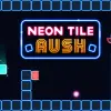 Neon Tile Rush Skill game