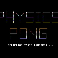 PHYSICS PONG Commodore 64 game