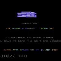 California_Games_Surfing_CCGG Commodore 64 game