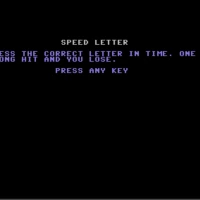 speedletter Commodore 64 game