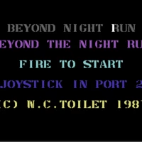 beyond night run Commodore 64 game