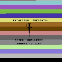 Aztec Challenge (EXCALIBUR) Commodore 64 game