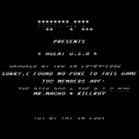 AGENT U.S.A Commodore 64 game
