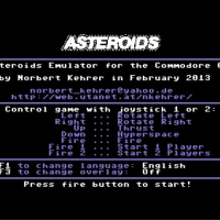 asteroid_v3 Commodore 64 game