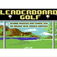 LEADERBORD GOLF Commodore 64 game