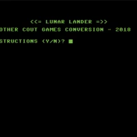 lunarlander Commodore 64 game