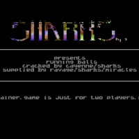 Running Balls - Sharks Commodore 64 game