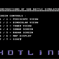 inst_sub_battle Commodore 64 game