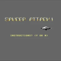Saucer Attack - Albert Commodore 64 game