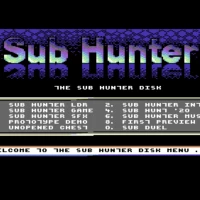 sub hunter menu Commodore 64 game