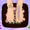 Christmas Time Pedicure Dress-up game