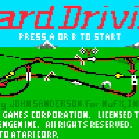 Hard Drivin'(1993) Atari Lynx game