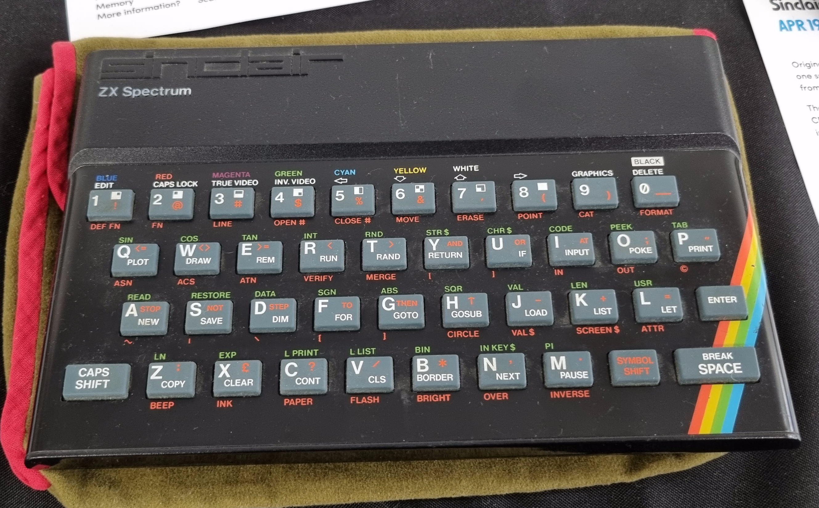 The ZX Spectrum by Sir Clive Sinclair